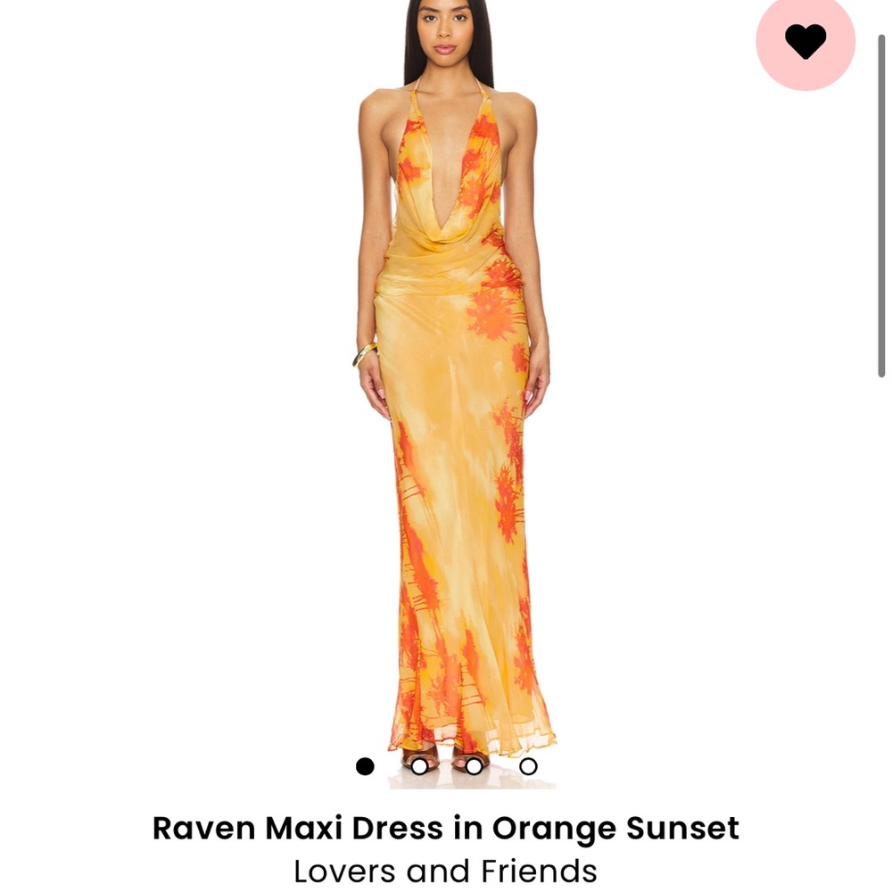 Raven Maxi Dress in Orange Sunset
Lovers and Friends